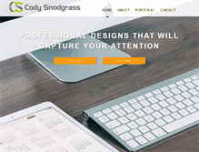 Tablet Screenshot of codysnodgrass.com